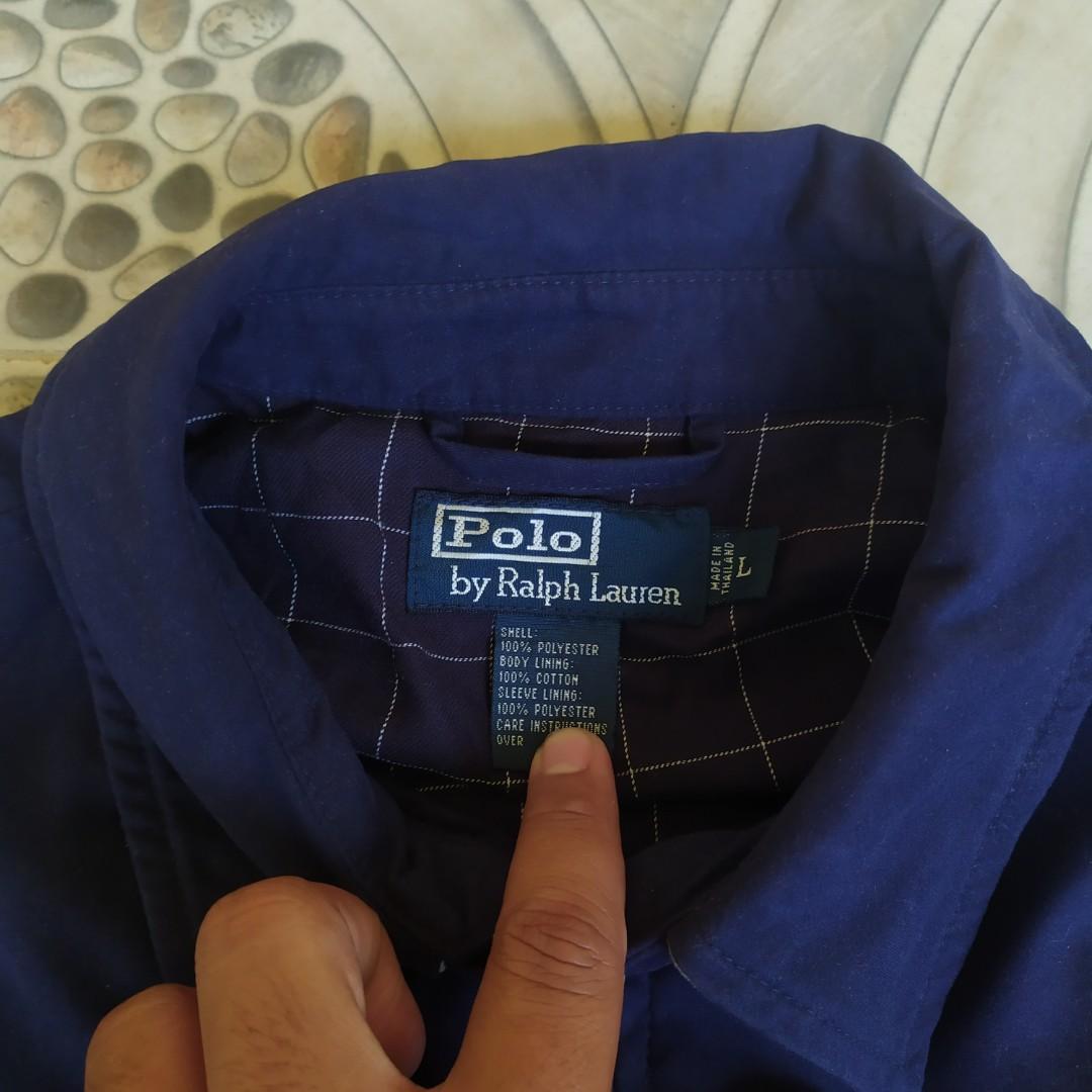 JAKET CASUAL POLO RALPH LAUREN TAG L SETARA XL murah second