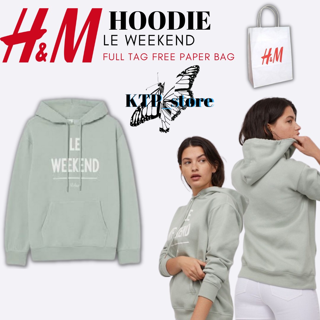 Le weekend shop hoodie h&m