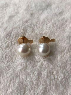 Jewelmer Pink White South Sea Pearl Earrings