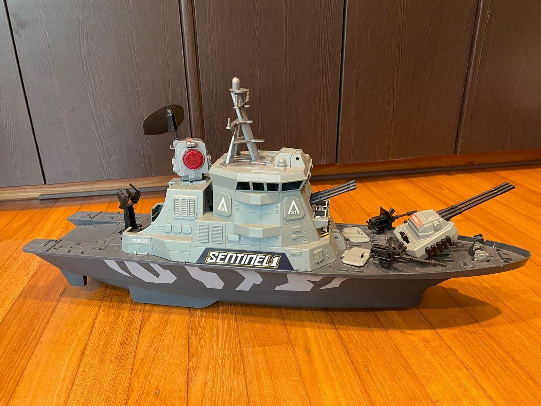 Large toy boat / battleship, Hobbies & Toys, Toys & Games on Carousell
