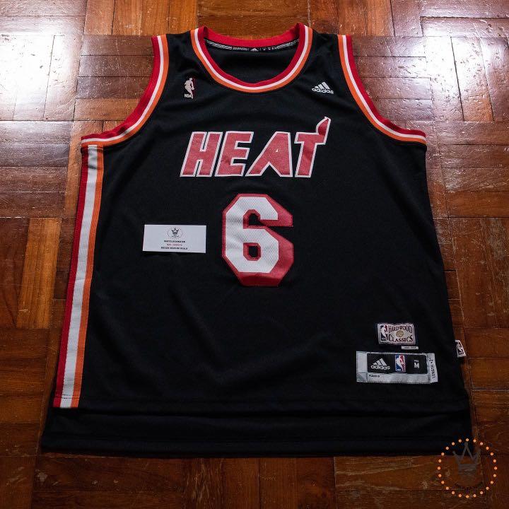 Adidas Miami Heat Lebron James White Hot Jersey 