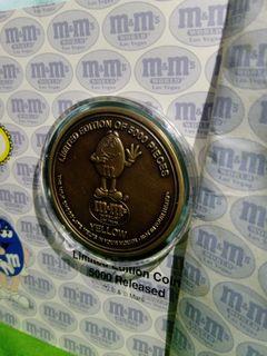 Limited edition M&M’s yellow 幣 coin 全球限量5000套 6xx/5000