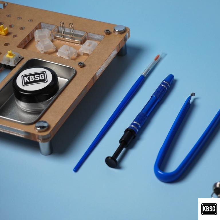 Lubing tool kit for Mechanical Keyboard (Brush, Stem Holder, Switch