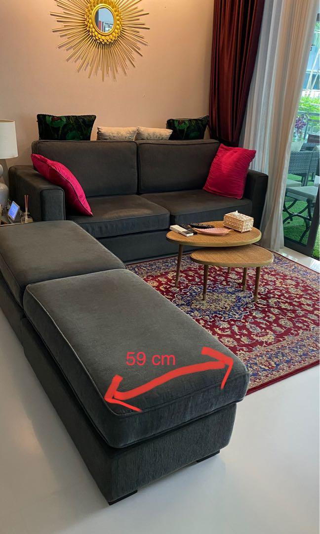 LuxArcana custom made fabric sofa, Furniture & Home Living, Furniture