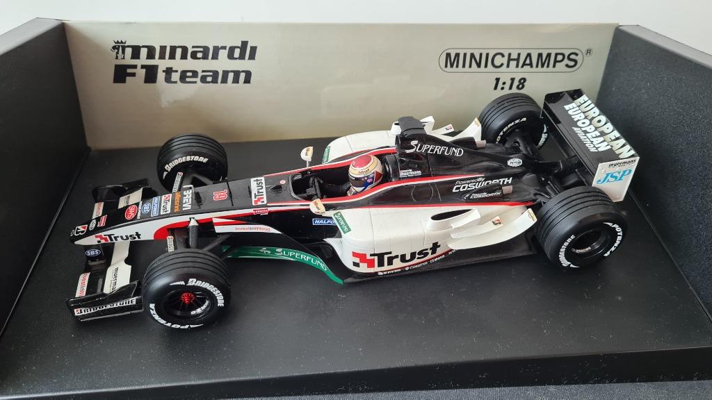 Modèle Réduit Casque Verstappen Casque Arai Jos Verstappen 1996 F1 - Miniature 1/8 Par Minichamps, Sans Boîte Aciera F1