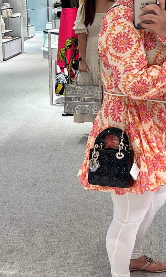 Túi Dior Mini Lady Bag Lotus M0505OADUM15P