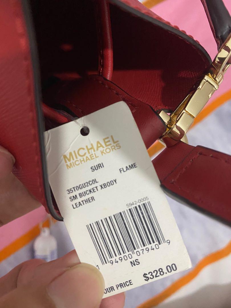 MICHAEL MICHAEL KORS Suri Small Logo Crossbody Bag Grapefruit MSRP: $328.00