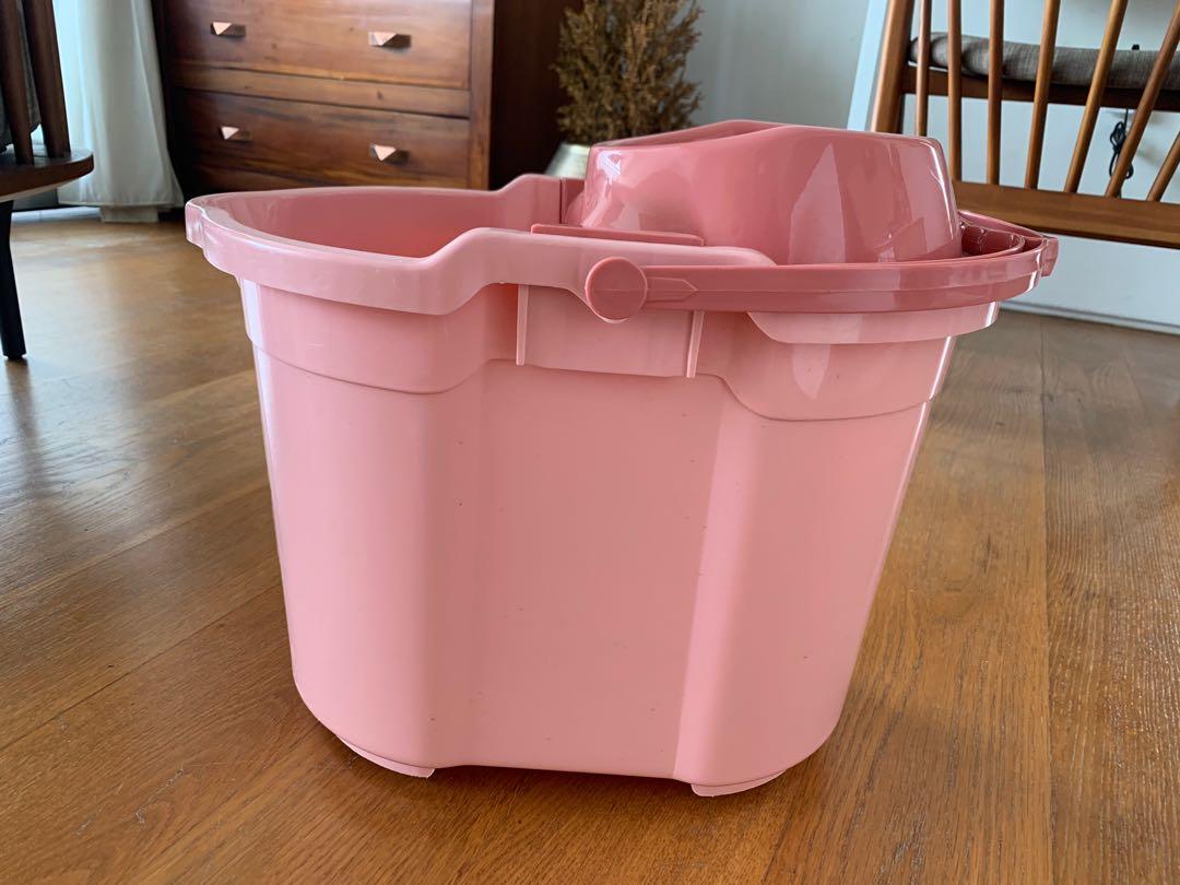 Millennial Pink Mop bucket, Furniture & Home Living, Cleaning