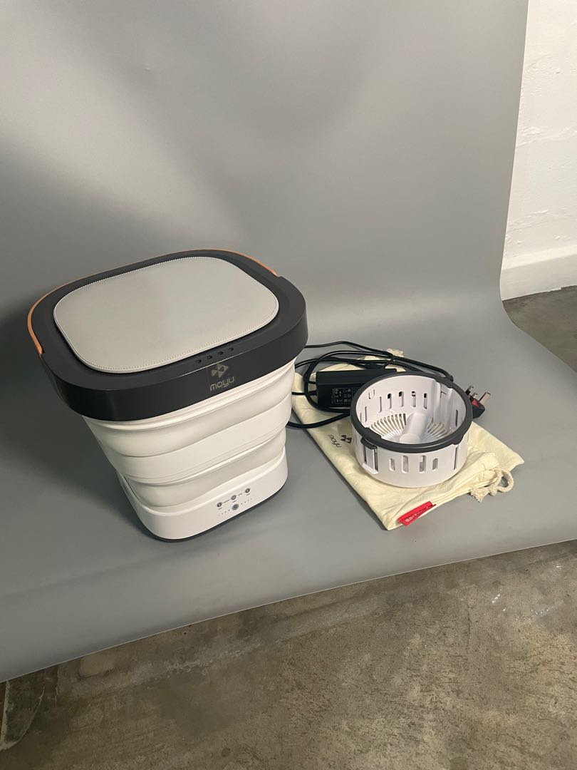 Moyu Portable Folding Washing Machine w/ Dryer, TV & Home Appliances