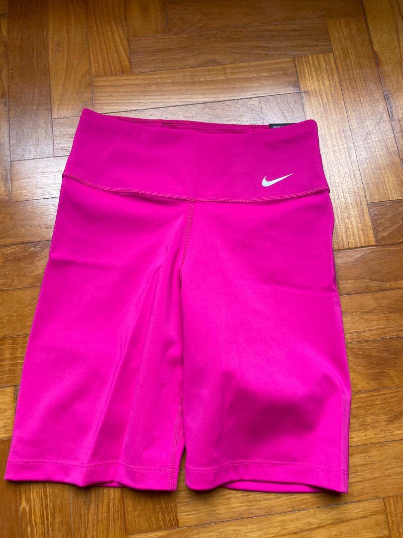 Hot pink nike biker outlet shorts