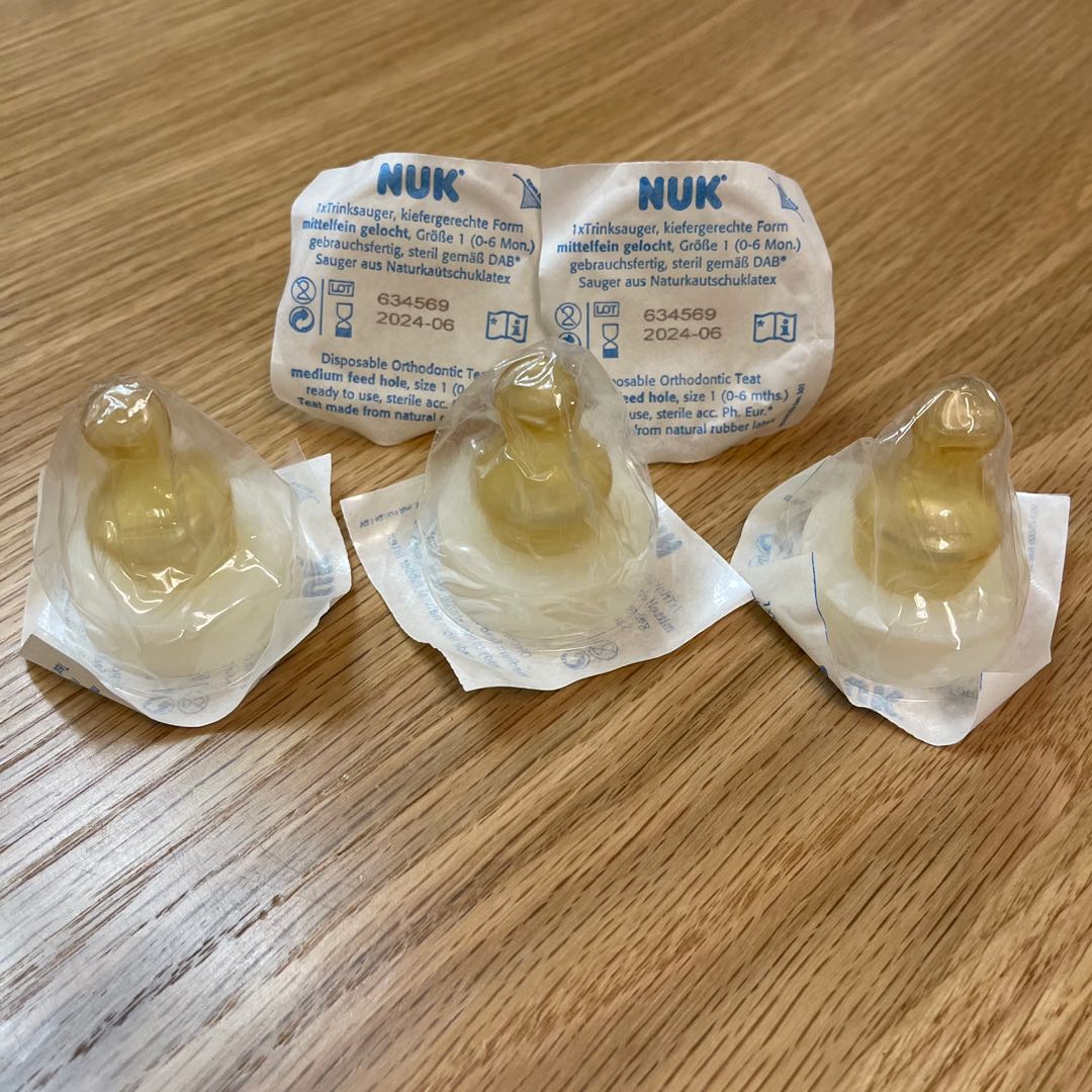Nuk disposable sales orthodontic teats