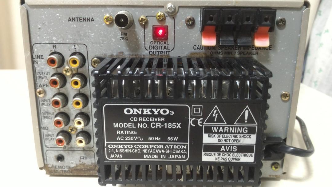 Onkyo cr-185X (注意內容), 音響器材, 音樂播放裝置MP3及CD Player 