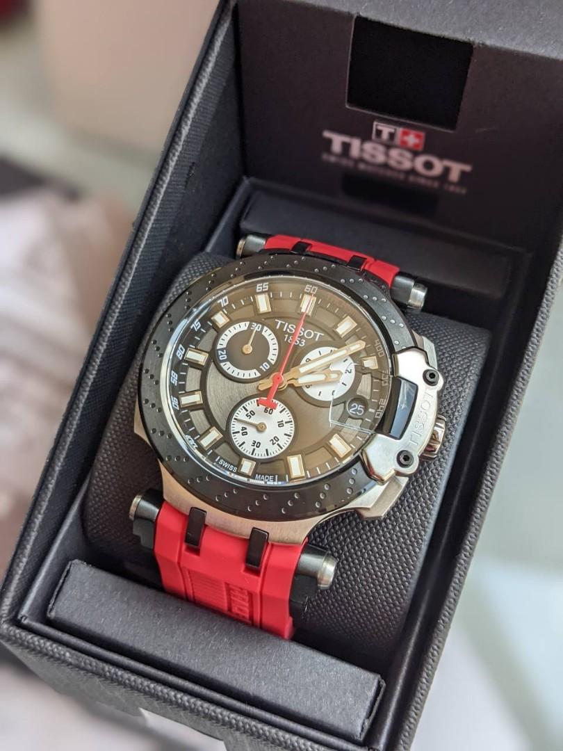 Original Tissot T Race Chronograph Quartz Black Dial Men S Watch T1154172705100 Men S Fashion
