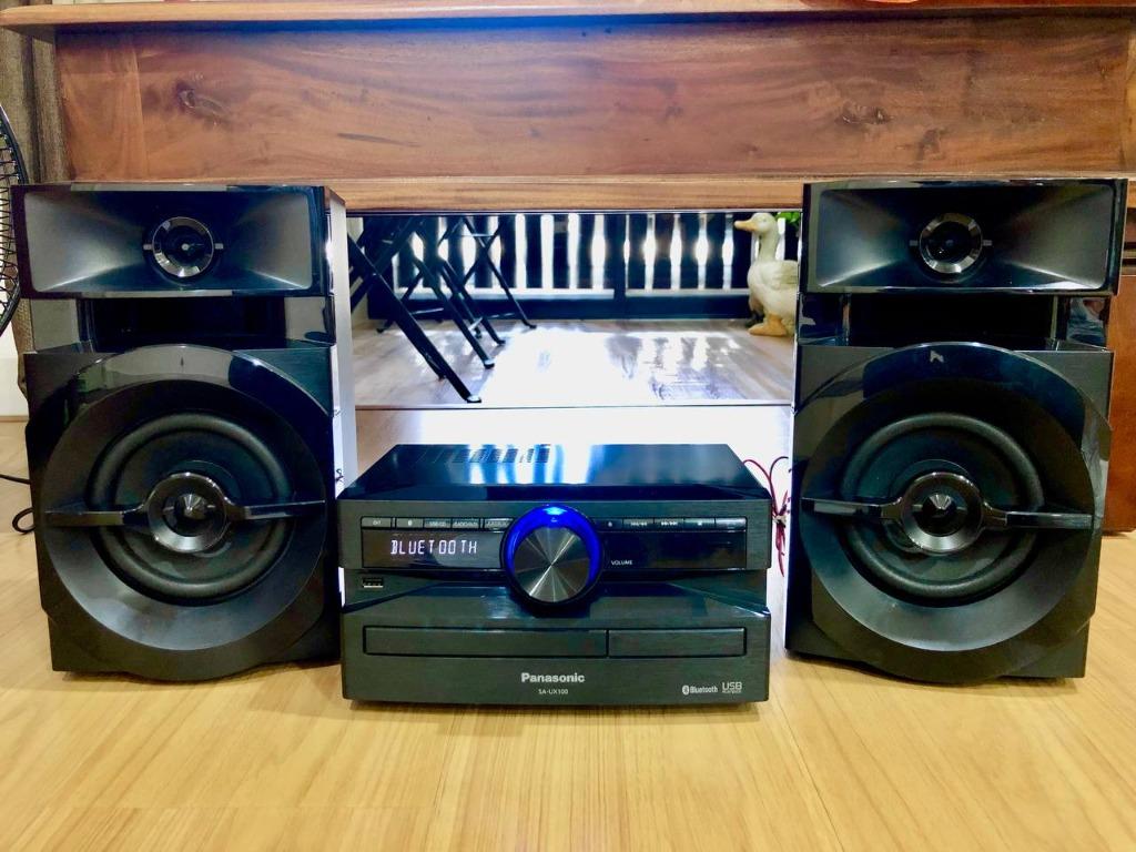 PANASONIC SC UX100 HIFI SYSTEM 300W BLUETOOTH SC UX100GSXK