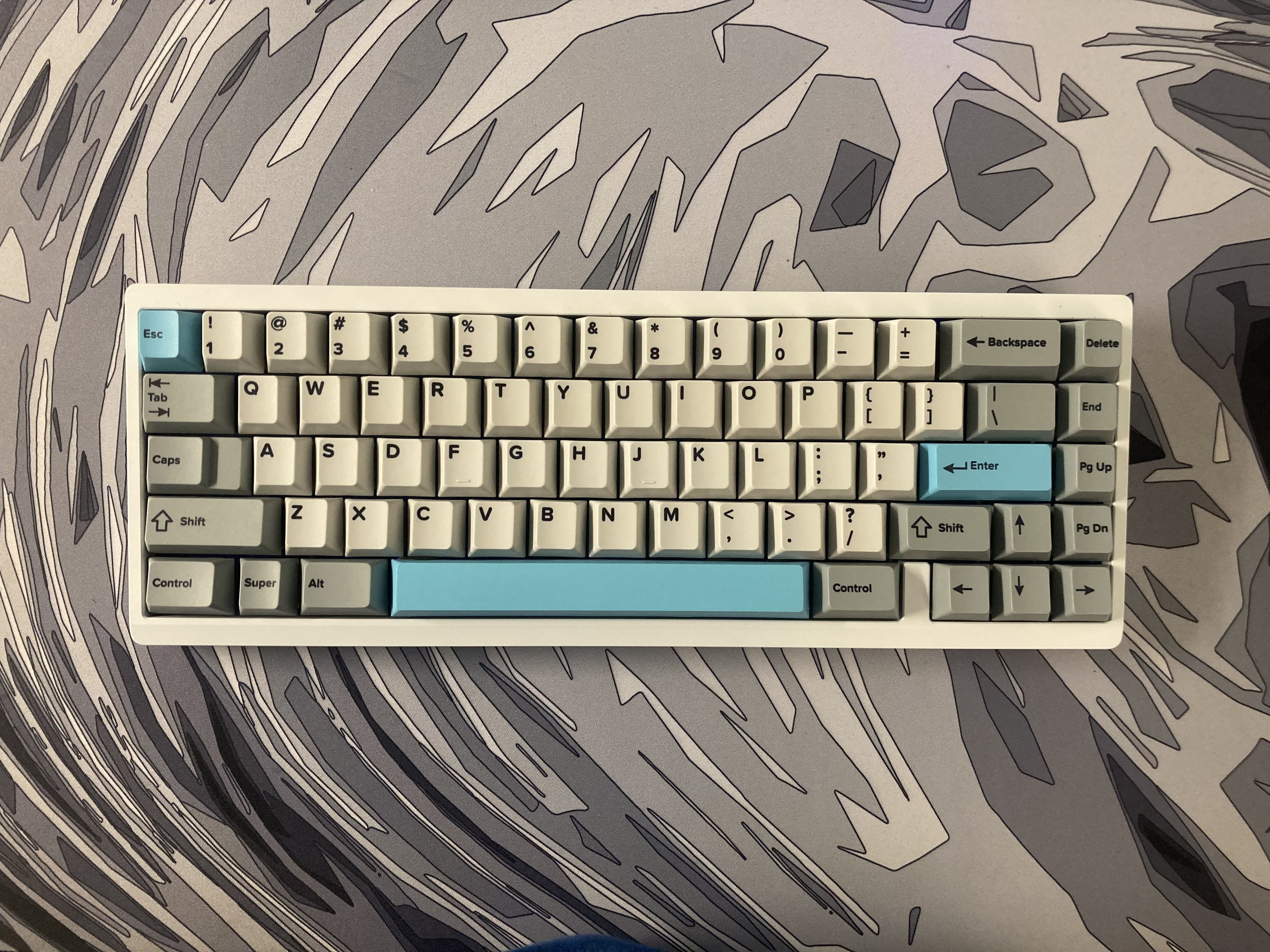 Parallel Portal with SP Star Polaris Gray Custom Mechanical Keyboard