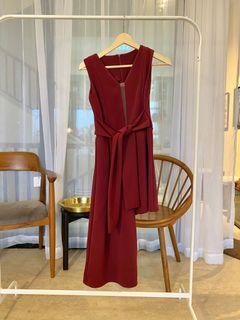 TEAL JUMPSUIT, Fesyen Wanita, Pakaian 