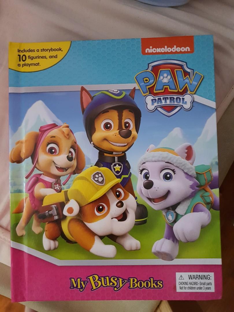 Paw patrol book & figurine, Hobbies & Toys, Books & Magazines, Children ...