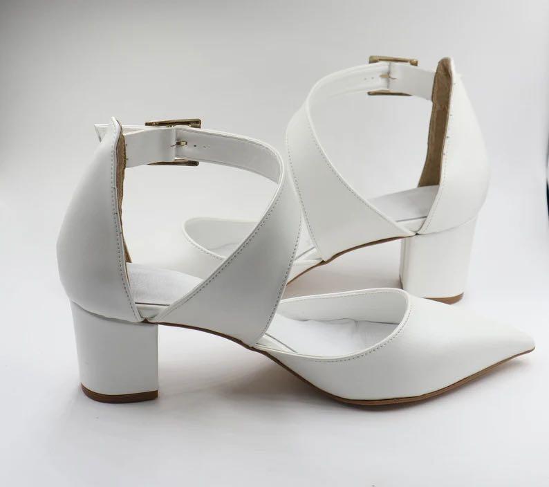 White high heel sales sandals for wedding