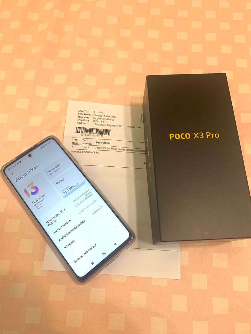 Xiaomi Poco X3 Pro 8GB RAM/ 256GB/ Metal Bronze