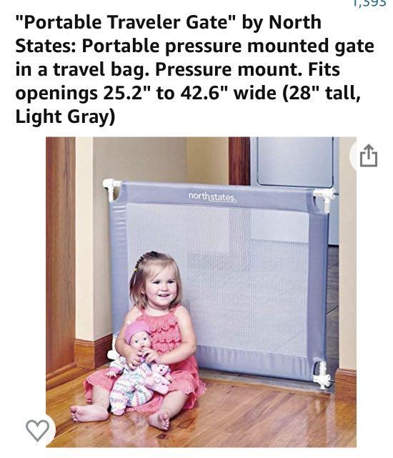 Movable baby best sale gate