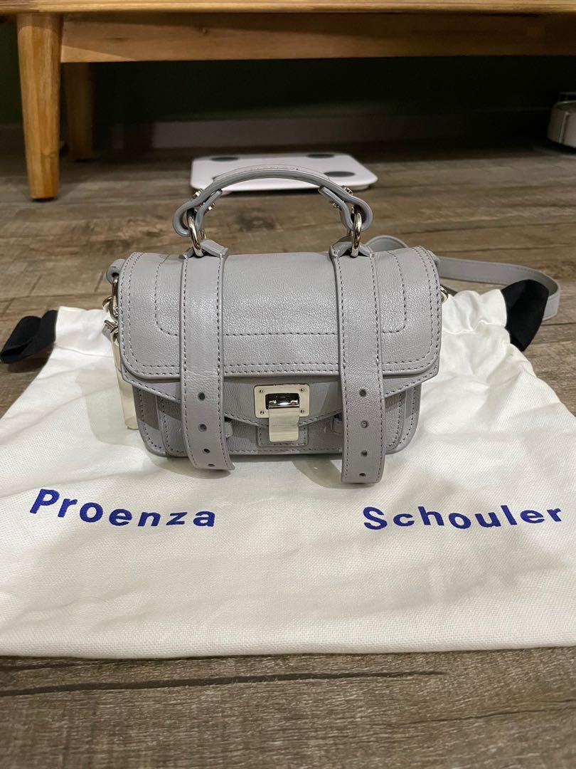 Proenza Schouler PS1 Micro in Light Grey