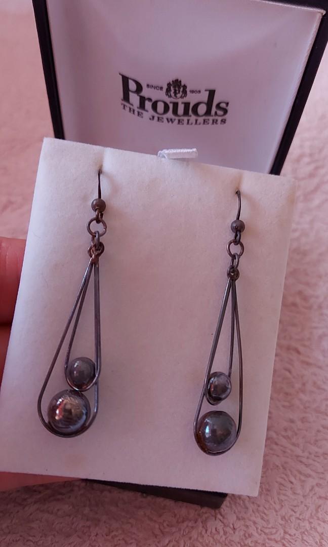 Prouds sterling store silver earrings