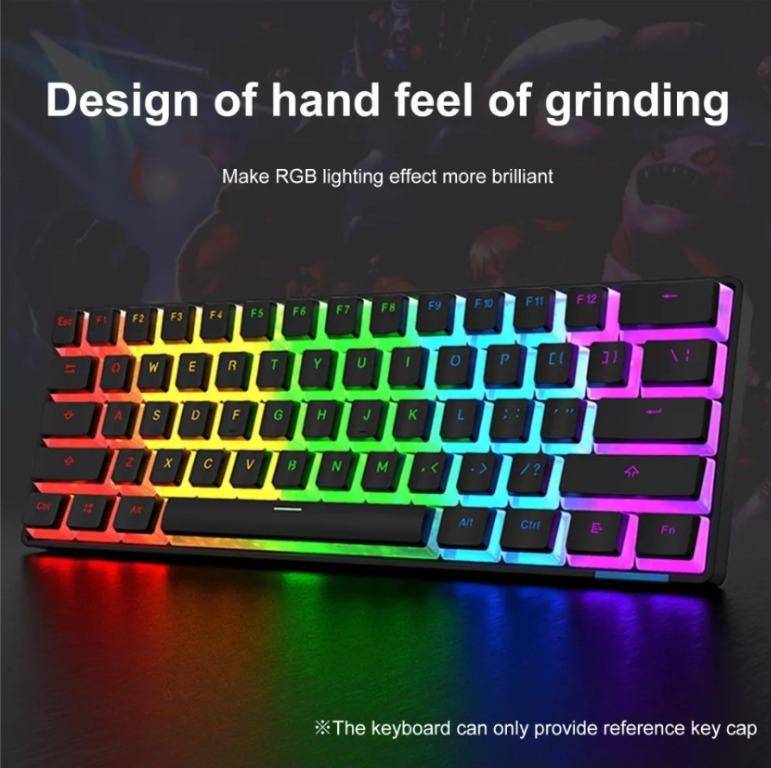 Pudding Keycaps PBT Double Shot Injection Keycap Mechanical Keyboard ...