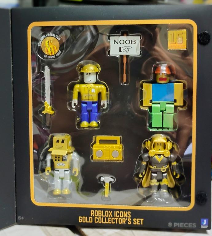 ORIGINAL LIMITED EDITION ROBLOX ICONS GOLD COLLECTOR'S SET, Hobbies ...
