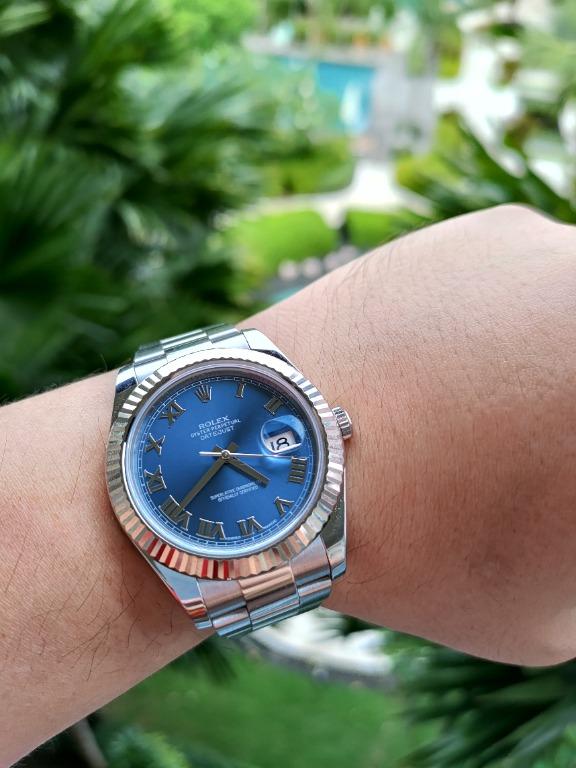 Blue azzurro hotsell rolex
