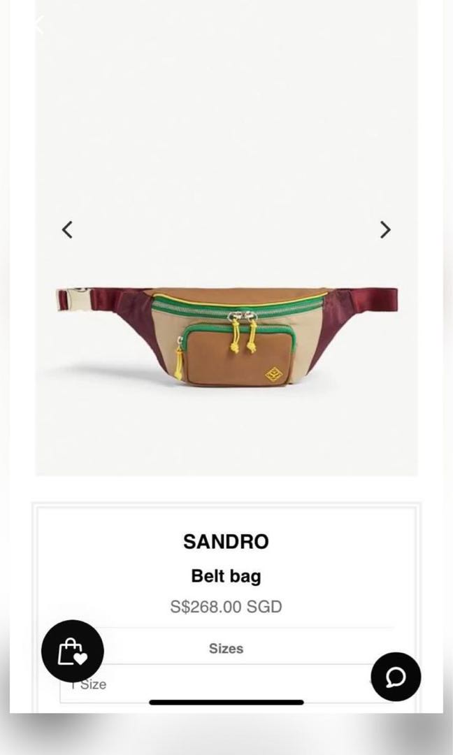 sandro belt bag