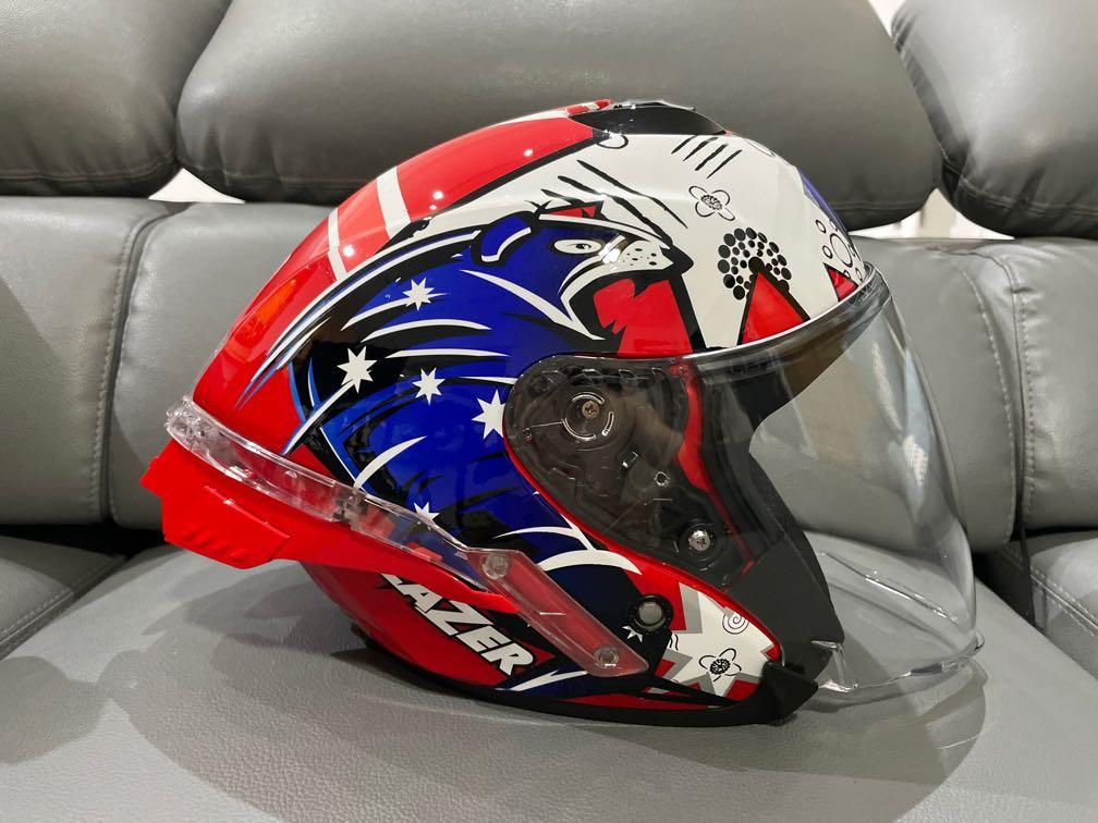 Selling Lazer Tango Tasmania Helmet (PSB Approved), Motorcycles