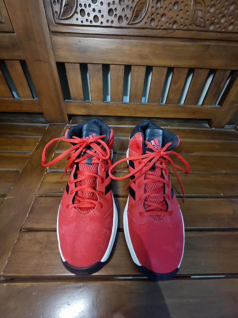 Sepatu Basket Adidas ORIGINAL Merah hitam Fesyen Pria Sepatu