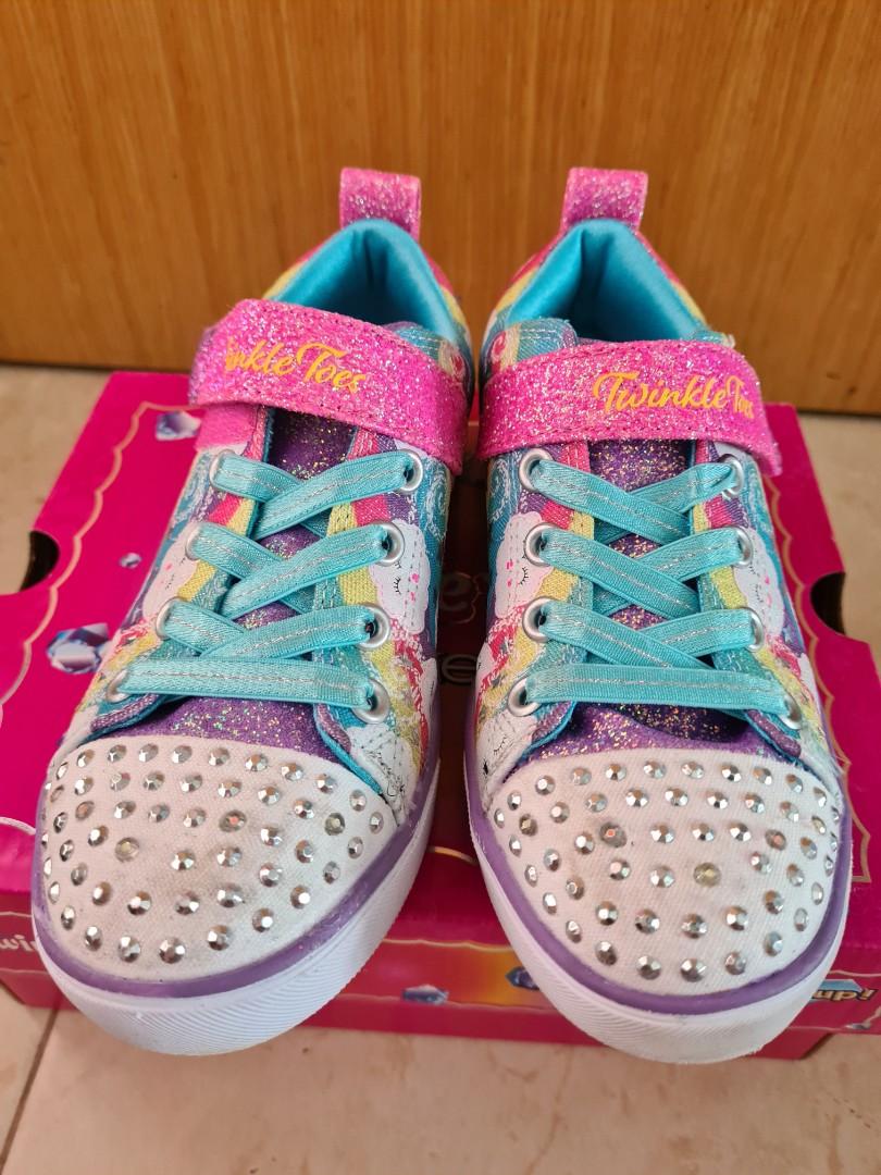 Skechers twinkle toes size 13 deals