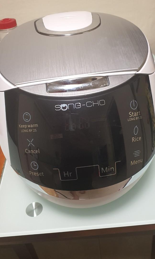 Miki's Food Archives Song Cho Stainless Steel Rice Cooker
