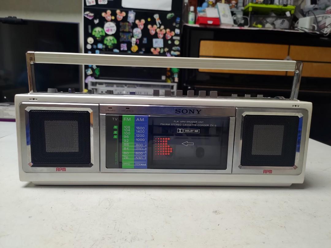 Sony ZX-5 Mini Boombox 索尼高階迷你卡式收音機錄音機, 音響器材, 可 