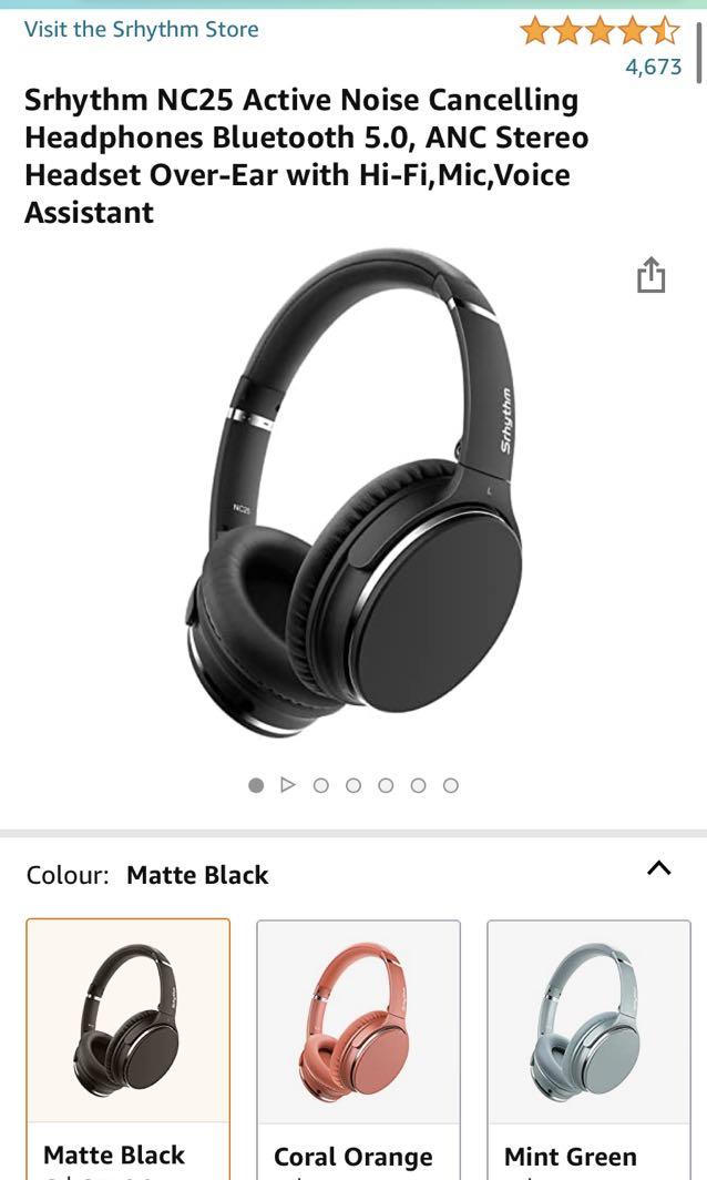 Srhythm NC25 Headphones, Audio, Headphones & Headsets on Carousell