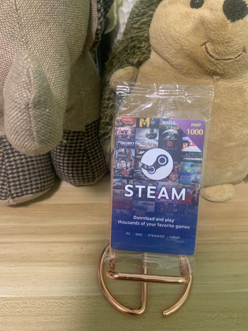 Steam Card worth 1000 pesos (Category: Game Gift Cards & Accounts) located in Mandaluyong City. Submitted by vlc212 (Listing ID 1152766927, Image 1). Description: steam card worth 1000 pesos.