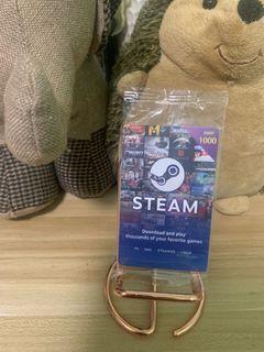 Steam Card worth 1000 pesos