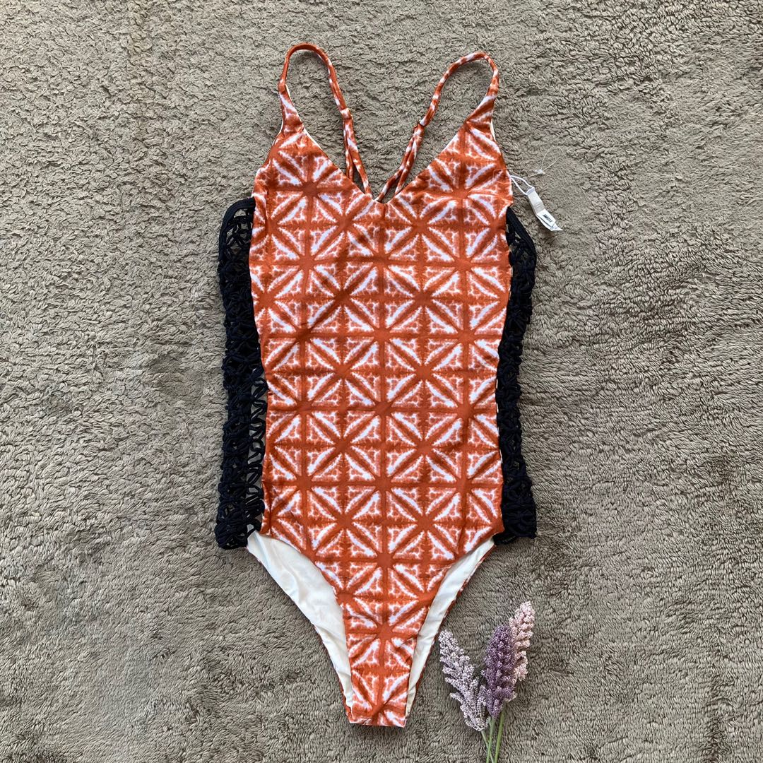 Amuse society Evie one piece swimsuit / black main image 0