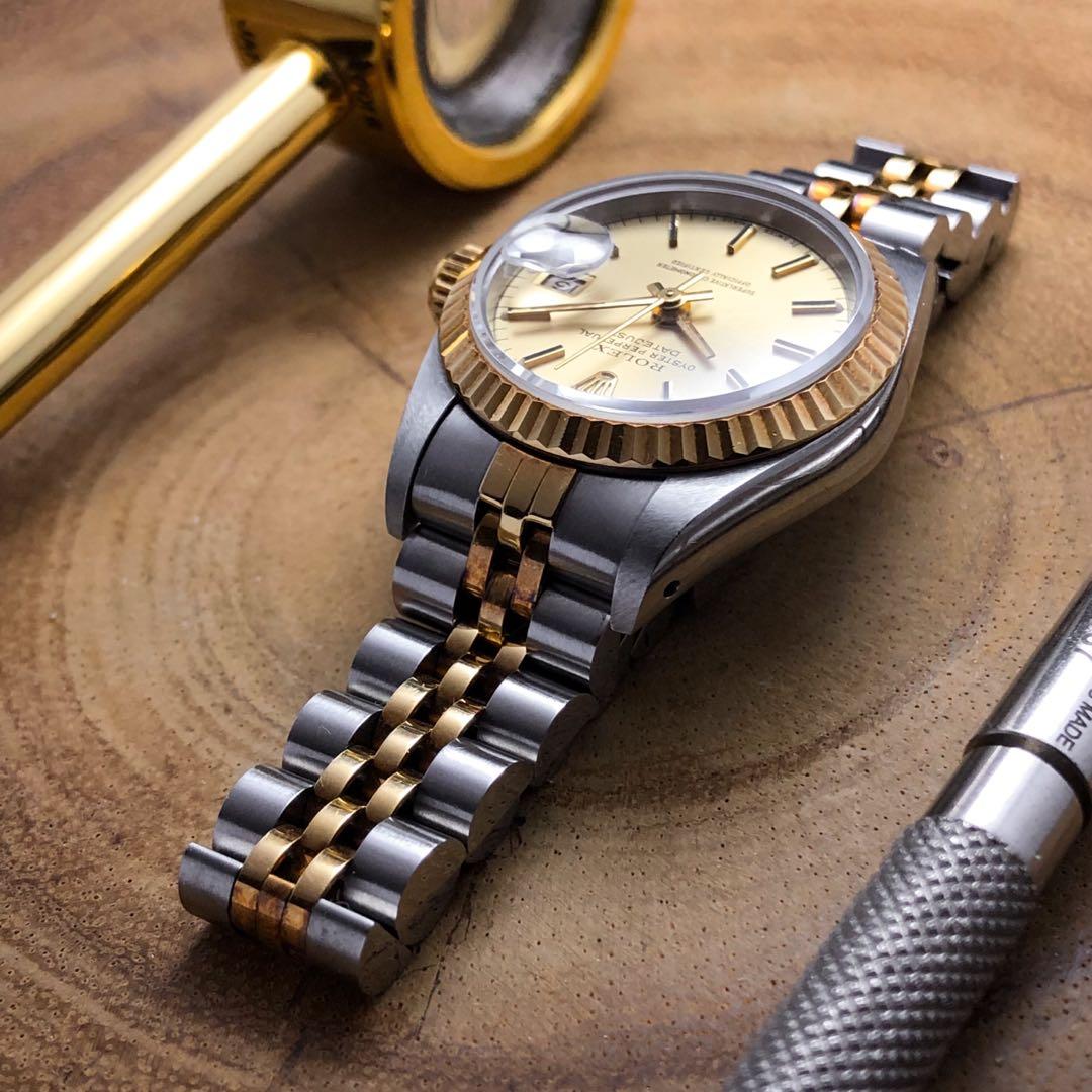 rolex green sticker 69173