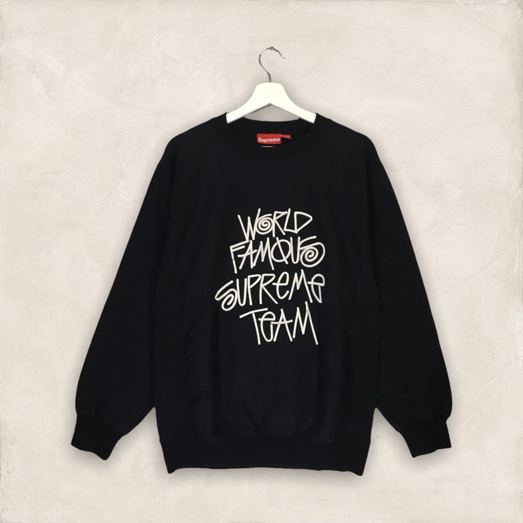 Supreme World Famous Supreme Team Sweatshirt Men s Fashion Tops