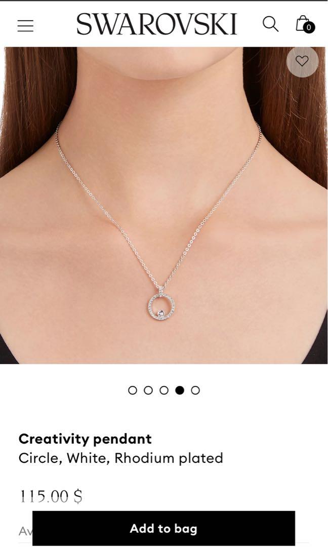 Swarovski creativity pendant top