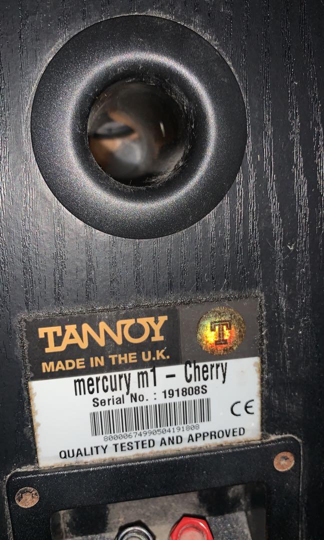 Tannoy Mercury M1 Bookshelf Speakers Made in the UK, Audio, Soundbars