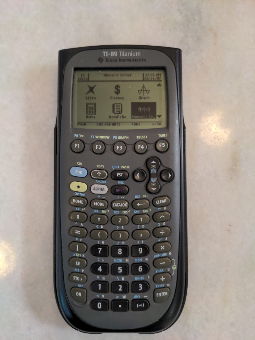 TI-89 Titanium Graphing Calculator, Computers & Tech, Office & Business ...