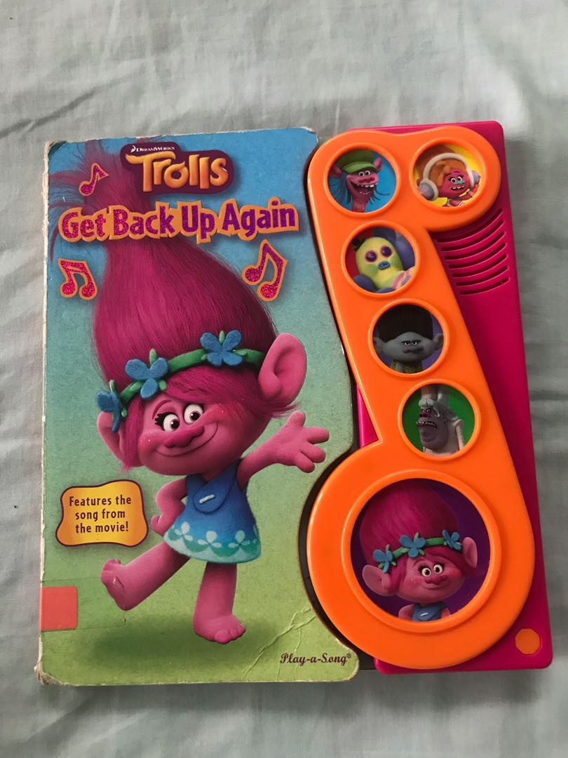 Trolls princess poppy sound book, Hobbies & Toys, Books & Magazines ...