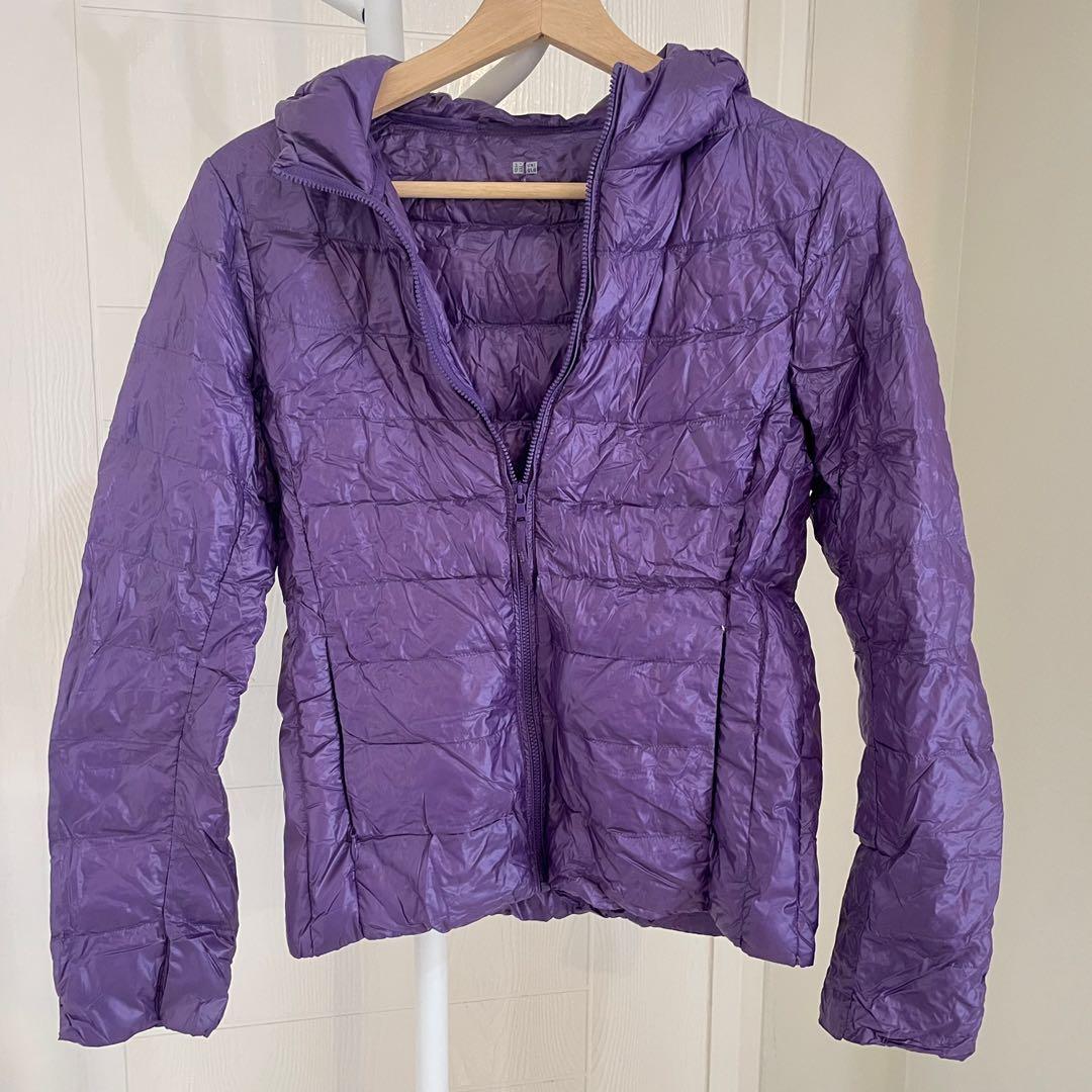 Uniqlo purple down jacket discount