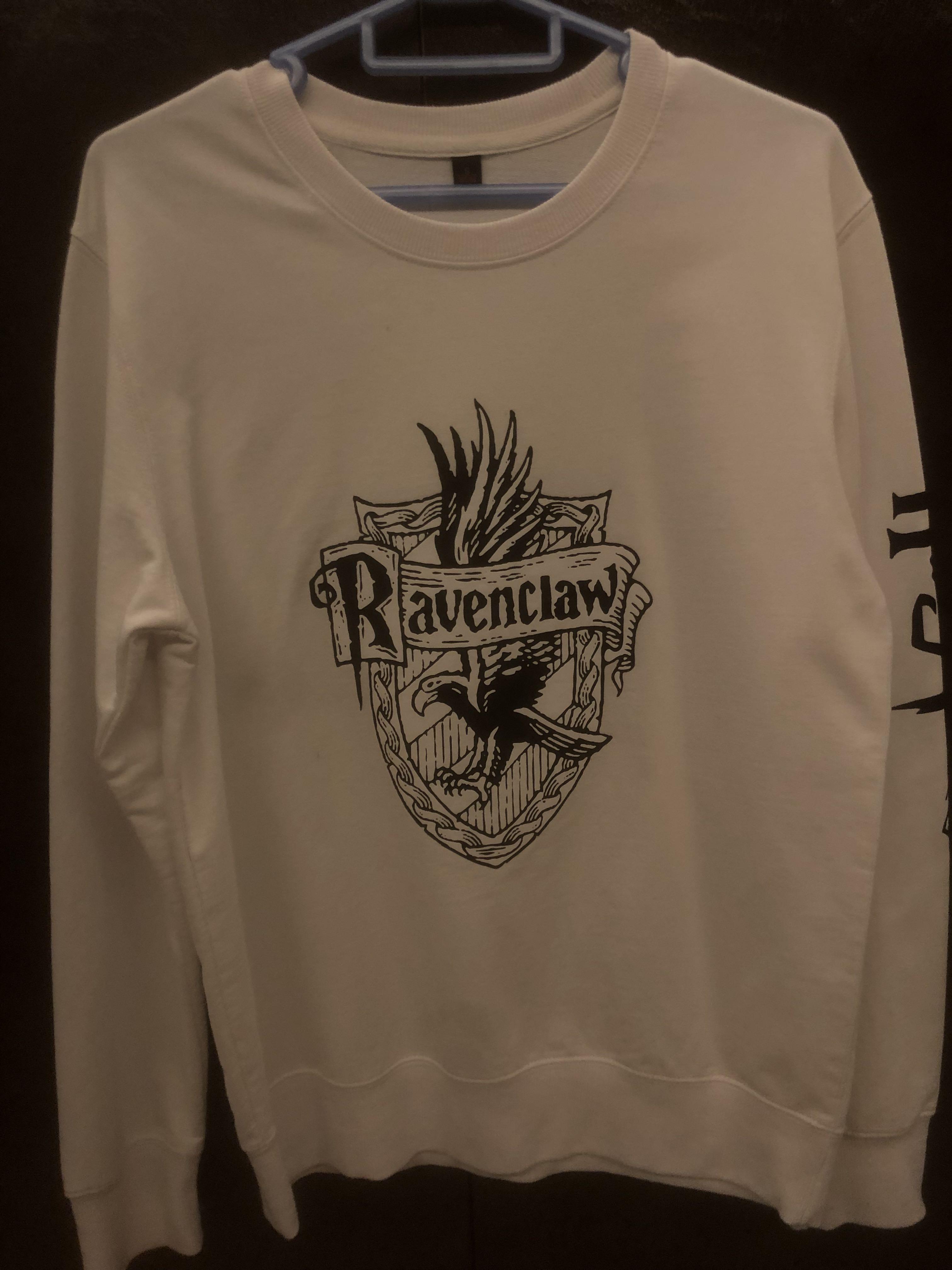 White Harry Potter Ravenclaw Crewneck Women s Fashion Tops