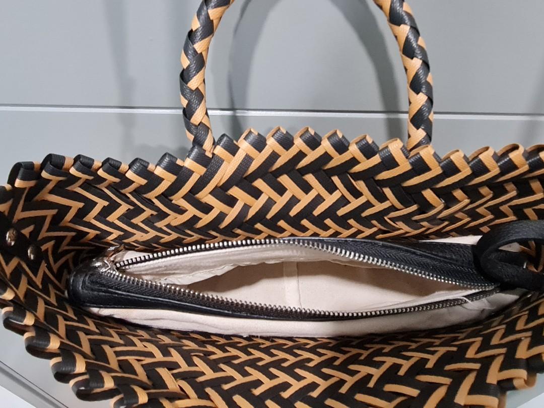 Zara Women Woven Tote Bag Original