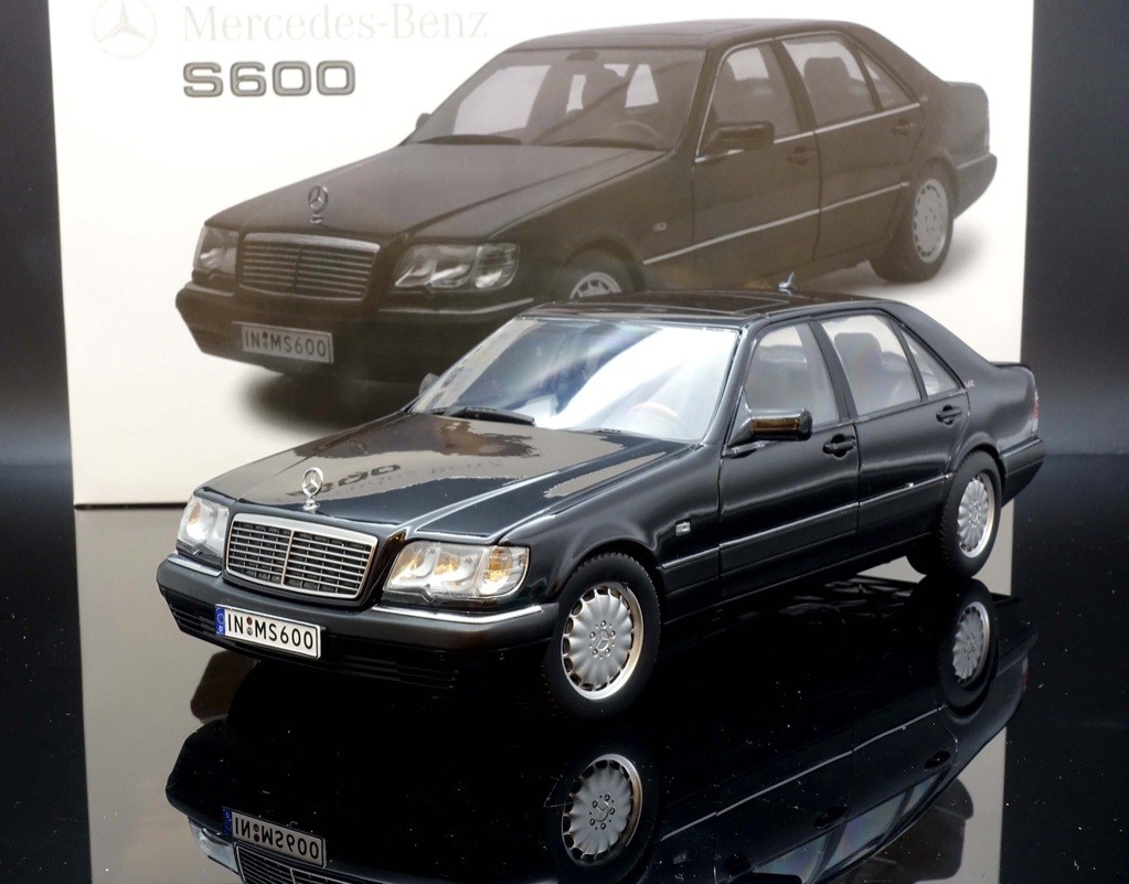 1/18 Mercedes Benz S600 V12 W140 by Mission Models not autoart gt
