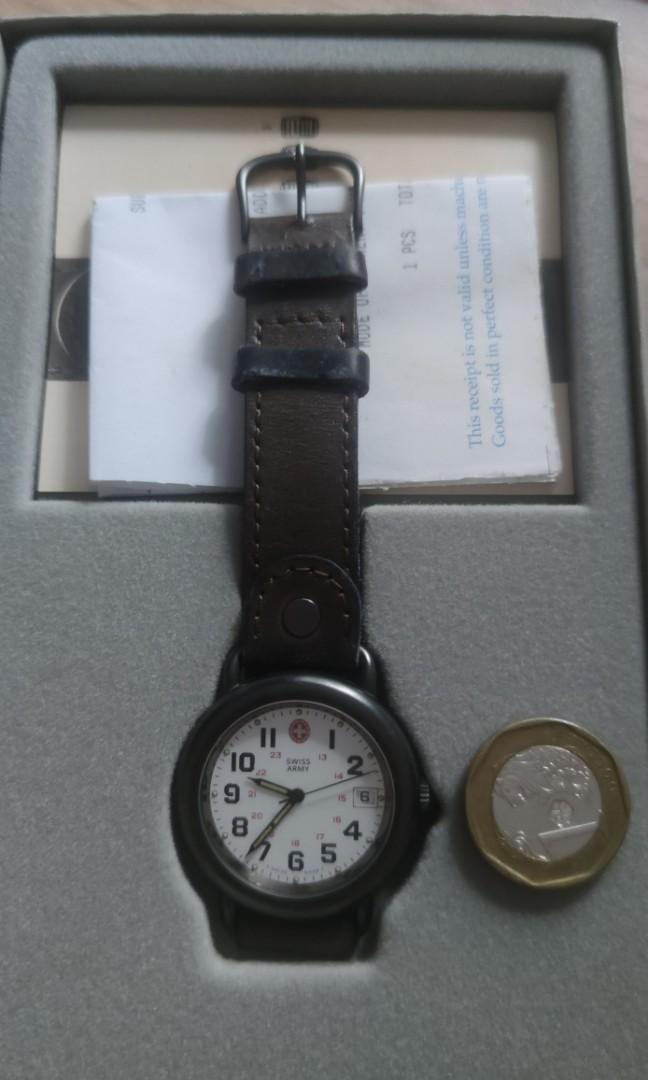 1990s Swiss Army watch Men s Fashion Watches Accessories Watches on Carousell